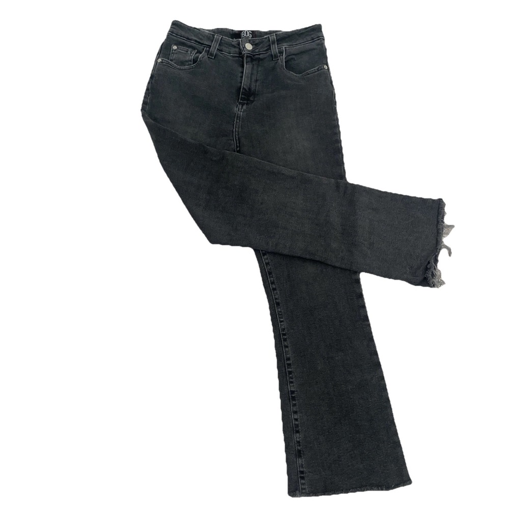BDG Jeans Womens 27‎ Kick Flare High-Rise Cropped Raw Hem Urban Outfitters EUC